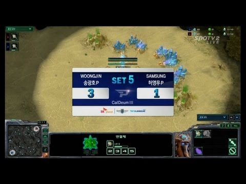 SPL [03.05] Aria(Woongjin) vs Jangbi(Samsung) 5SET / Caldeum III - Starcraft 2,esportstv