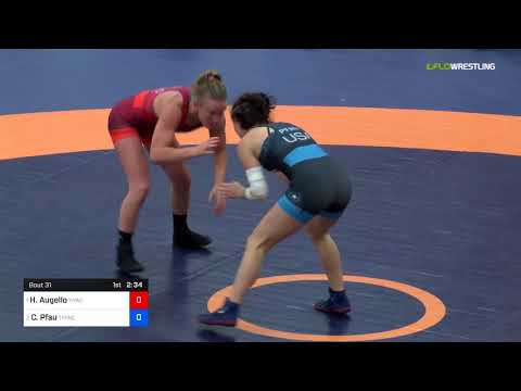 2018 FS WTT Challenge/Senior Women 53 1 Of 3 - Haley Augello (NYAC) Vs. Cody Pfau (TMWC).mp4