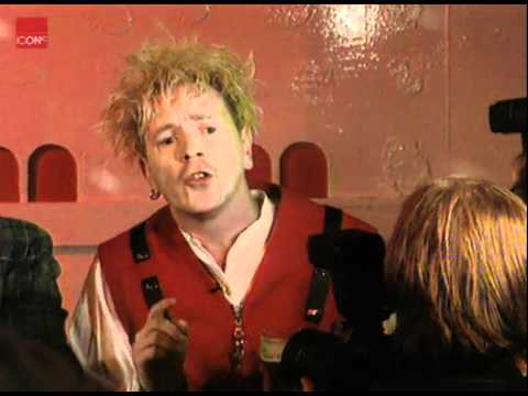 Sex Pistols member Johnny Rotten (John Lydon) talking about the group and money