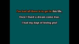 Tony - My Days Of Loving You