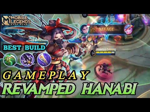 Hanabi Revamped Gameplay Best Build Item Bar-bar Mode - Mobile Legends Bang-bang
