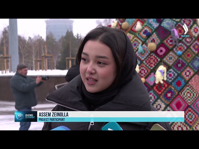 Астанада эко-арча ўрнатилди