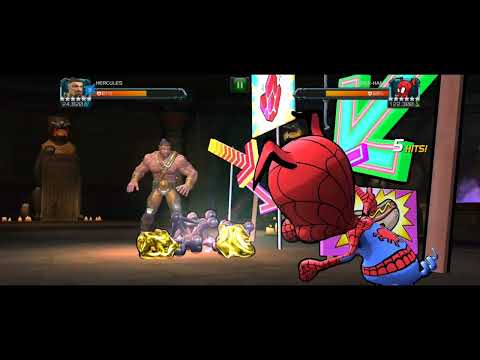 Hercules VS Spider-Man | Solo | Grandmasters Gauntlet Marvel Contest of Champions