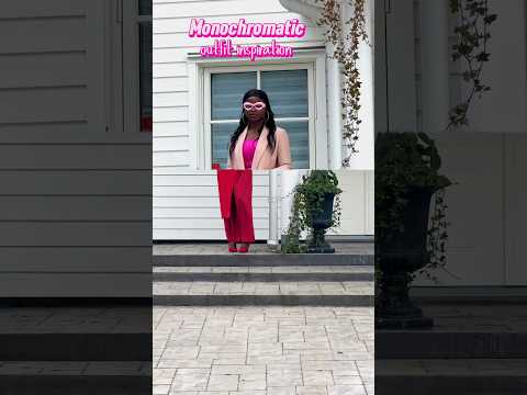 How to style monochrome outfit #fashion  #outfitideas  #monochrome