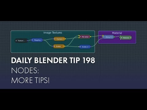 Daily Blender Tip 198 - More Node Tips!