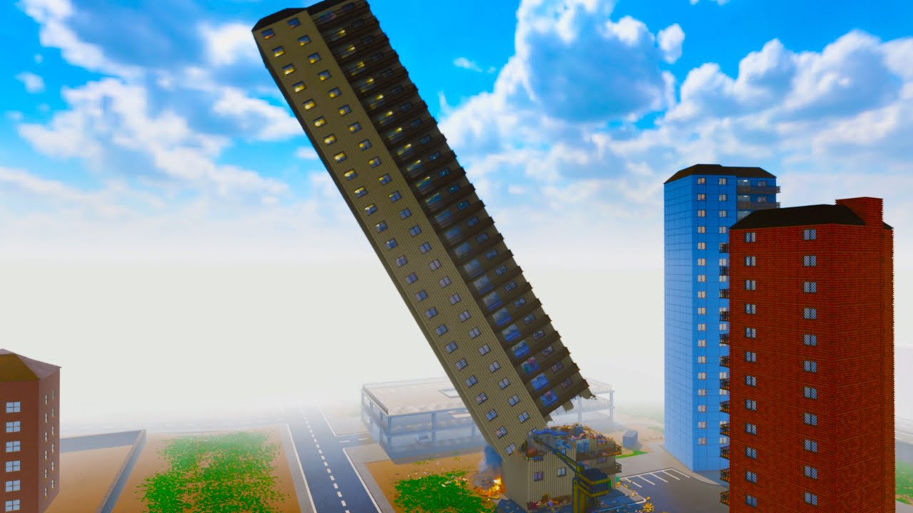 DEMOLITION OF A SKYSCRAPER WITH C4 - Teardown #2 | Radex