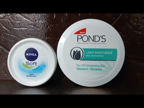 Ponds light moisturizer vs nivea light moisturizer review | Video