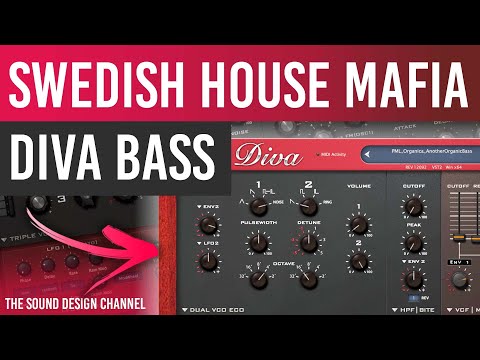 DIVA Tutorial |  SWEDISH HOUSE MAFIA BASS | Deep House | Time | Tutorial | Sound Design