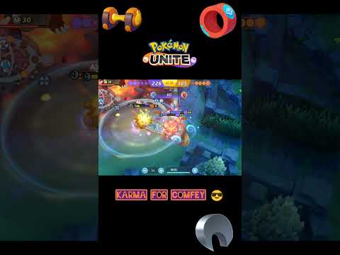 they got their karma for playing comfey #pokemonunite #pokemon #popular #mimikyu #karma #comfey