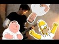 Cartoon Intros The Simpsons Family Guy King Of The Hill Guitar Medley