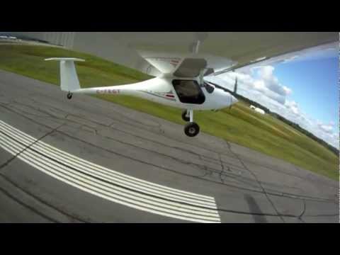 high speed Flyby Pipistrel Virus SW 100 Taildragger