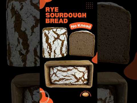 How to Make Easy Rye Sourdough Bread at home #bread #homemade | #shorts