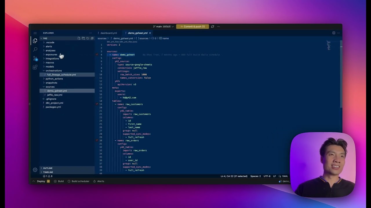 Building Data Pipelines with Y42 (Official Demo)
