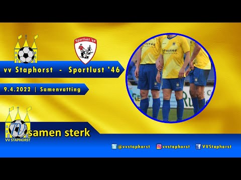vv Staphorst - Sportlust '46 | 9-4-2022 | Samenvatting