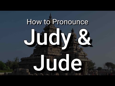 How to Pronounce Judy and Jude Differently - Pronunciation and Meaning