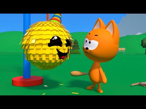 Annoying Pinata VS Toy Hummers - Kote Kitty Kids songs and videos