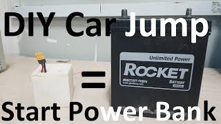 DIY Car Jump Start Power Bank