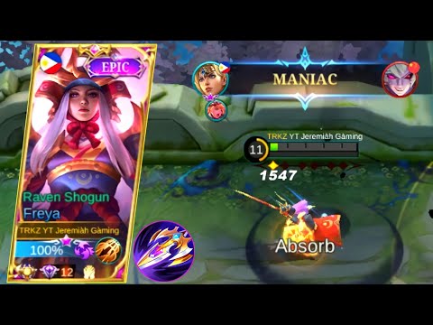NEW ONE SHOT BUILD😮 | BROKEN BUILD | TOP 1 GLOBAL FREYA | FREYA BEST BUILD 2022 | MUST WATCH | MLBB✓