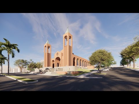 Projeto da Nova Igreja de Porto Rico-PR ⛪✨