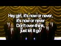 Glee - Live While We're Young (Lyrics)