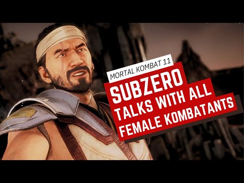 SubZero talks with all female Kombatants