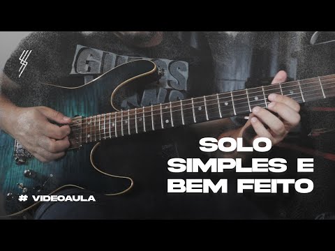 SOLO DE GUITARRA PARA INICIANTES - CORAÇÃO IGUAL AO TEU [AULA]