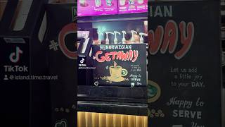 Starbucks on the Norwegian Getaway @norwegiancruiseline @starbucks #cruise #coffee #travel