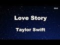 Love Story Taylor Swift Karaoke With Guide Melody