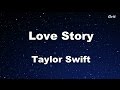 Love Story - Taylor Swift Karaoke【With Guide Melody】