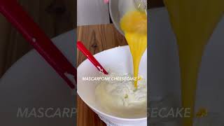 【混ぜるだけ簡単大人のチーズケーキ】材料はコメント欄に記載してます🥣#おかし作り #homecafe #vlog
