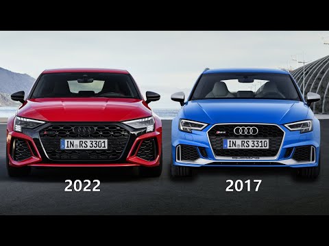 New 2022 Audi RS3 Sportback vs 2017 model | Old vs New | Same Power but better specs !