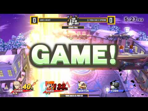 Ultra WBB #159 | Juice & Beast vs [L] Yoda Cage & Spirunk - Grand Final - Super Smash Bros. for Wii