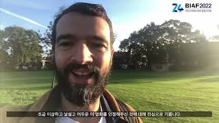 BIAF2022 국제경쟁 단편 심사위원상 [스케일] "조셉 피어스 감독"의 수상소감