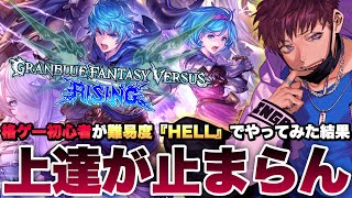 【GRVSR】格ゲー初心者が難易度『HELL』に挑んだ結果www【グランブルーファンタジー ヴァーサス ライジング】実況
