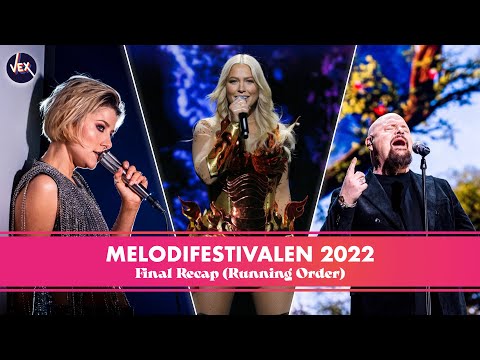 Melodifestivalen 2022 - Final Recap ᴴᴰ (Running Order)