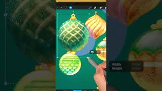 Procreate Christmas Baubles: From Sketch to AR! ✨