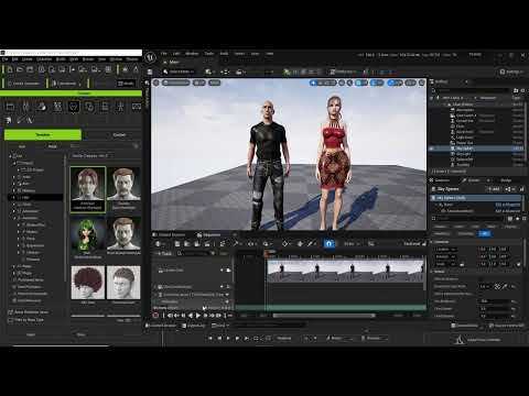 Export Character Creator 4 Character with Animation into UE5!