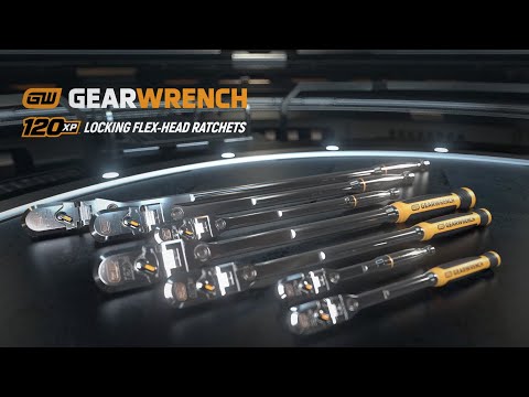 GEARWRENCH 120XP Locking Flex-Head Ratchets Animation