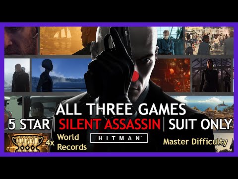 HITMAN TRILOGY WORLD RECORD - Master Mode - Silent Assassin Suit Only