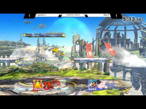 VBR#1 - Sm4sh Singles - Winners Final - Big D (Mario) vs Captain L (Pikachu)