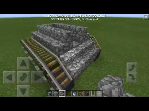HOW TO MAKE WORKING TANK IN MCPE♢[HowToBuild]♢