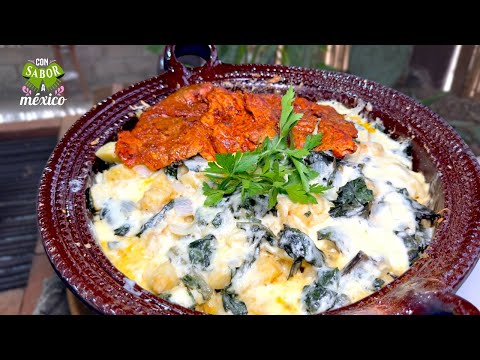 ACELGAS con PAPAS y QUESO GRATINADO ¡Receta Especial! / #ConSaborAMexico