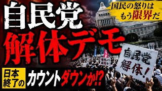 【報道されない】大規模な自民党解体デモ