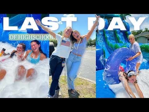 LAST DAY OF HIGH SCHOOL!! || first night of summer party