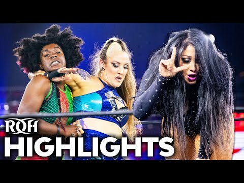 Leon vs Adora vs Kay in WILD Triple Threat! ROH Highlights