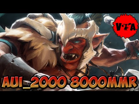 Dota 2 - AUI_2000 8000 MMR Plays Troll Warlord vol #1 - Ranked Match