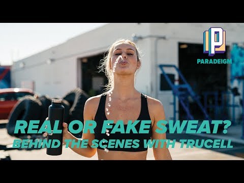 REAL or FAKE sweat?! Paradeigm behind the scenes with Trucell Supplements