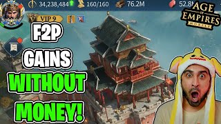 BEST F2P TIPS & GAINS for Age of Empires Mobile | How to Progress Fast Without S
