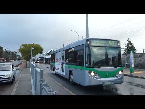 [Rare] Transperth Mercedes-Benz O405NH (Volgren CR225L) TP1230 Departs Cannington Station