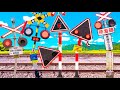 Railroad Crossing Wanting To Repair Damaged Parts Bahnübergang